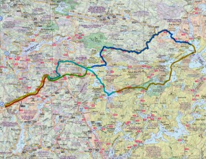 original route 300x231 Our first family wilderness canoeing journey